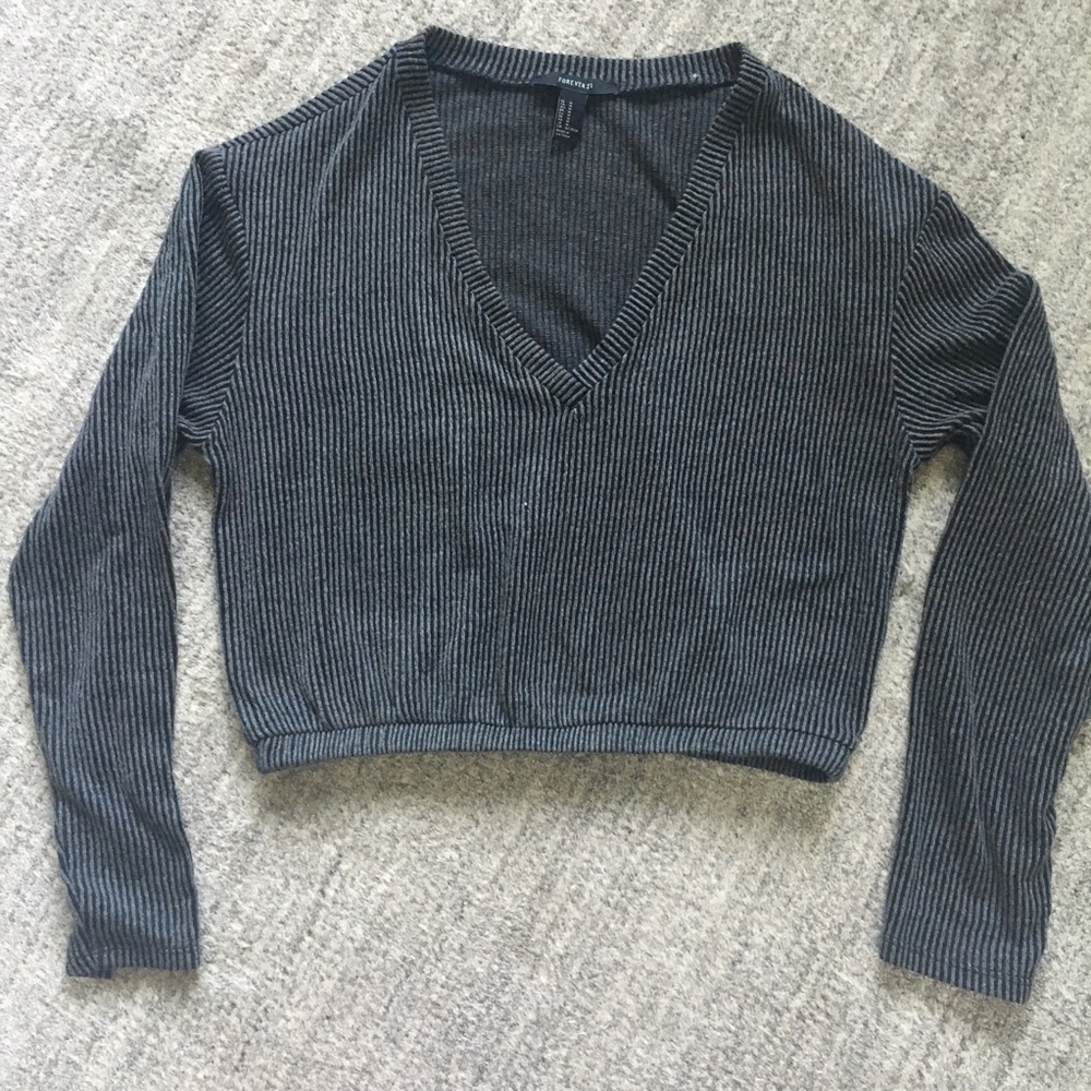 Long Sleeve Crop Top
